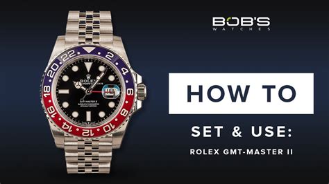 how to set a gmt rolex|rolex setting date and time.